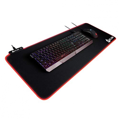 KLIM Supremacy XL Soft Gaming Mauspad mit RGB-Hintergrundbeleuchtung 780x300x4mm