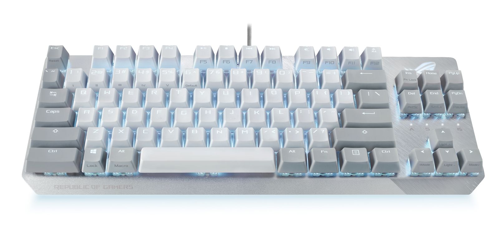 ASUS ROG Strix Scope NX TKL Moonlight White Tastatur Gaming USB Weiu00df - (ITA Layout - QWERTY)