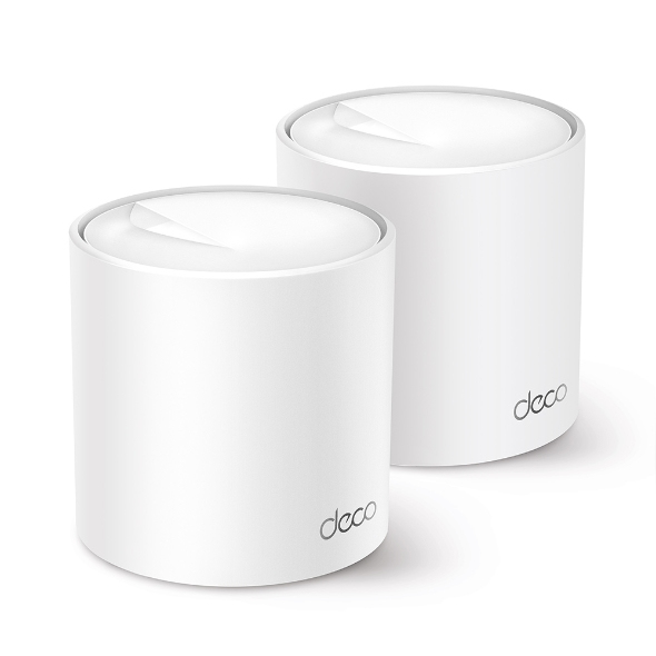 TP-Link Deco X50 AX3000 Whole Home Mesh WiFi 6 System, 2er-Pack SE, Dual-Band, Ethernet-Backhaul, Deco-App, Weiß, V3.0, EU