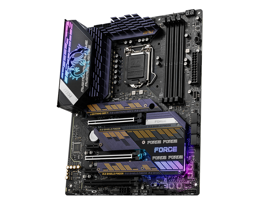 MSI MPG Z590 GAMING FORCE Motherboard Intel Z590 LGA 1200 ATX