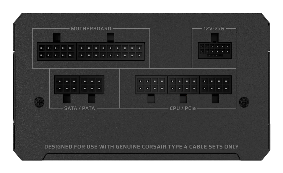 Corsair RM750e RMe Series 750 W ATX 3.1 Netzteil, 80 PLUS Gold, vollständig modular, 24-pin ATX, Typ F (EU) Stecker, Schwarz