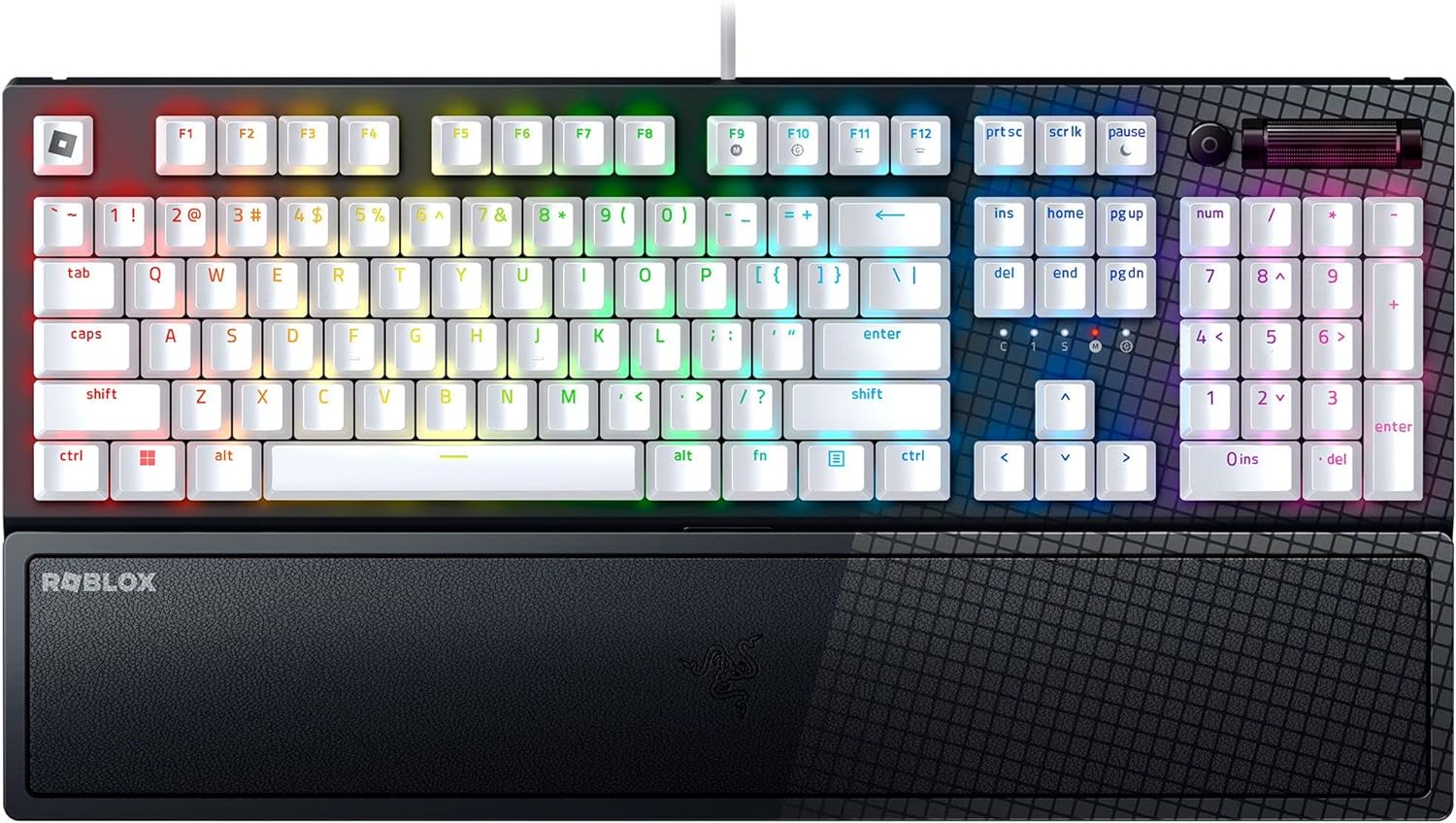 Razer BlackWidow V3 Roblox Edition Gaming Keyboard Green Switches RGB USA Layout QWERTY ISO