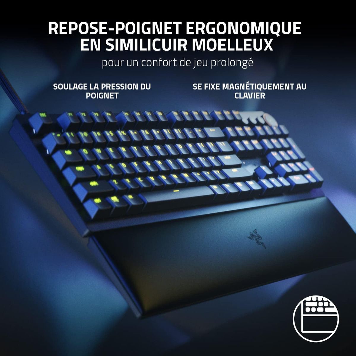 Razer Huntsman V2 Gaming Keyboard Optical Red Switches Chroma RGB FRA Layout AZERTY