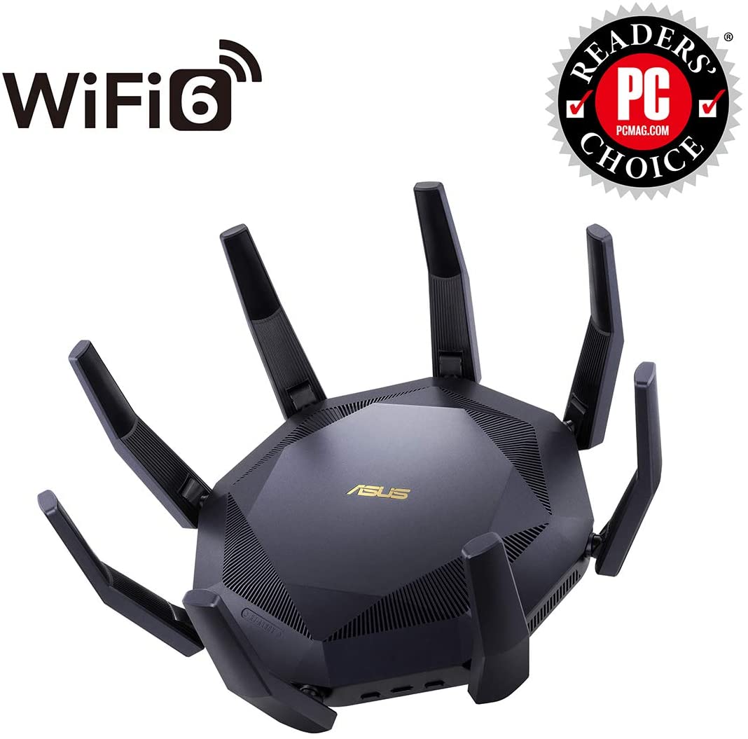 ASUS RT-AX89X Gaming Router Ai Mesh WLAN System Wi-Fi 6 AX6000 10G RJ45 10G SFP+ 2.2 GHz QC CPU AiProtection Pro USB 3.1 WPA3 Gaming AX6000 10G LAN ASUS RT-AX89X Gaming Router Ai Mesh WLAN System Wi-Fi 6 AX6000 10G RJ45 10G SFP+ 2.2 GHz QC CPU AiProtection Pro USB 3.1 WPA3 Gaming AX6000 10G LAN