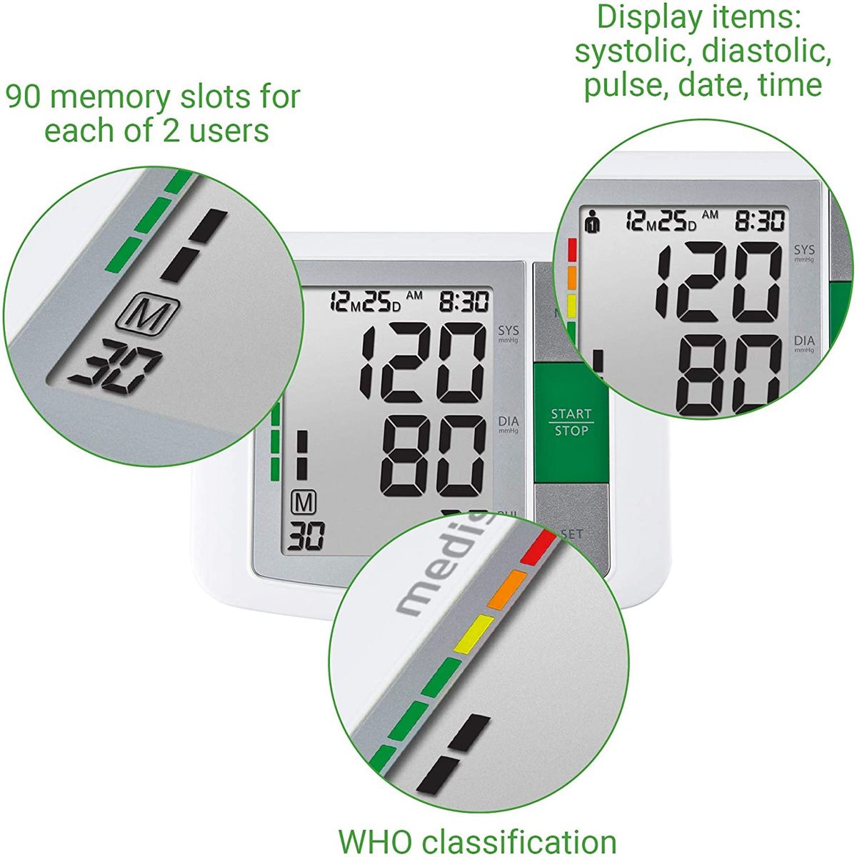 Medisana Upper Arm Blood Pressure Monitor Desk Version
