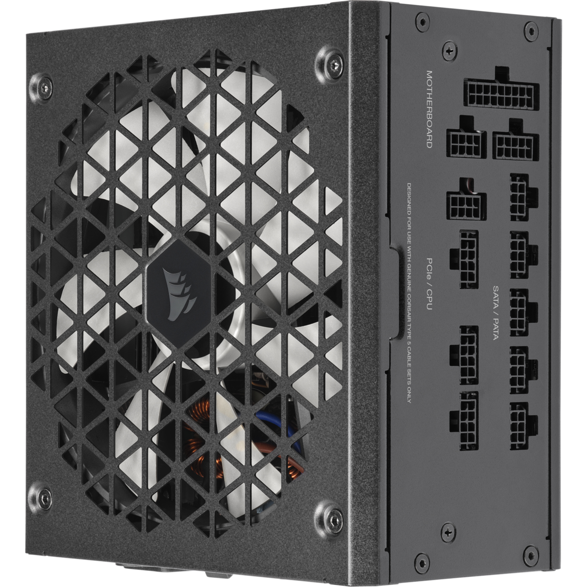 Corsair RM850x SHIFT Netzteil 850 W, Vollmodular, ATX 3.0, 80 PLUS Gold, 14 cm Lüfter, 24‑pin ATX, 4x PCIe 6+2, Schwarz