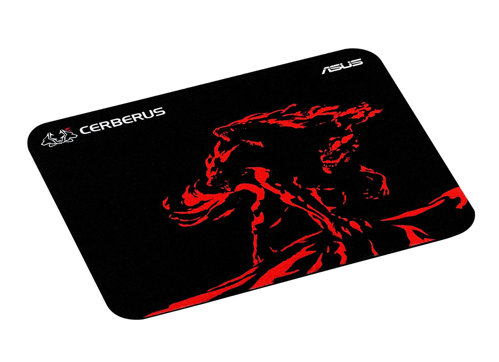 ASUS Cerberus Mat Mini Soft Gaming Mauspad (250mm x 210mm) schwarz/rot