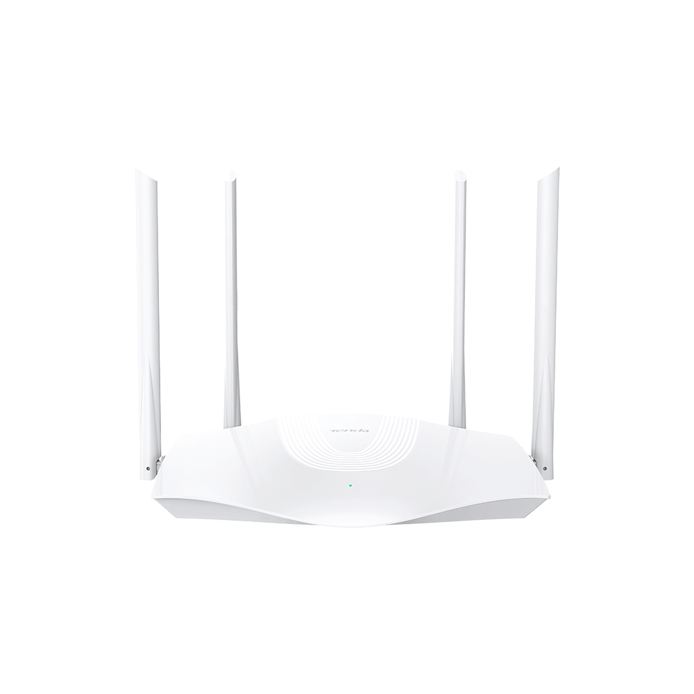 Tenda RX3 Wi-Fi 6 WLAN Router, 1202 Mbit/s 5 GHz, 574 Mbit/s 2,4 GHz, AX1800 Dual Band, Quad-Core, 1 Gigabit WAN Port, 3 Gigabit LAN Ports, Access Point Modus, APP Steuerung [Exklusiv bei Amazon]