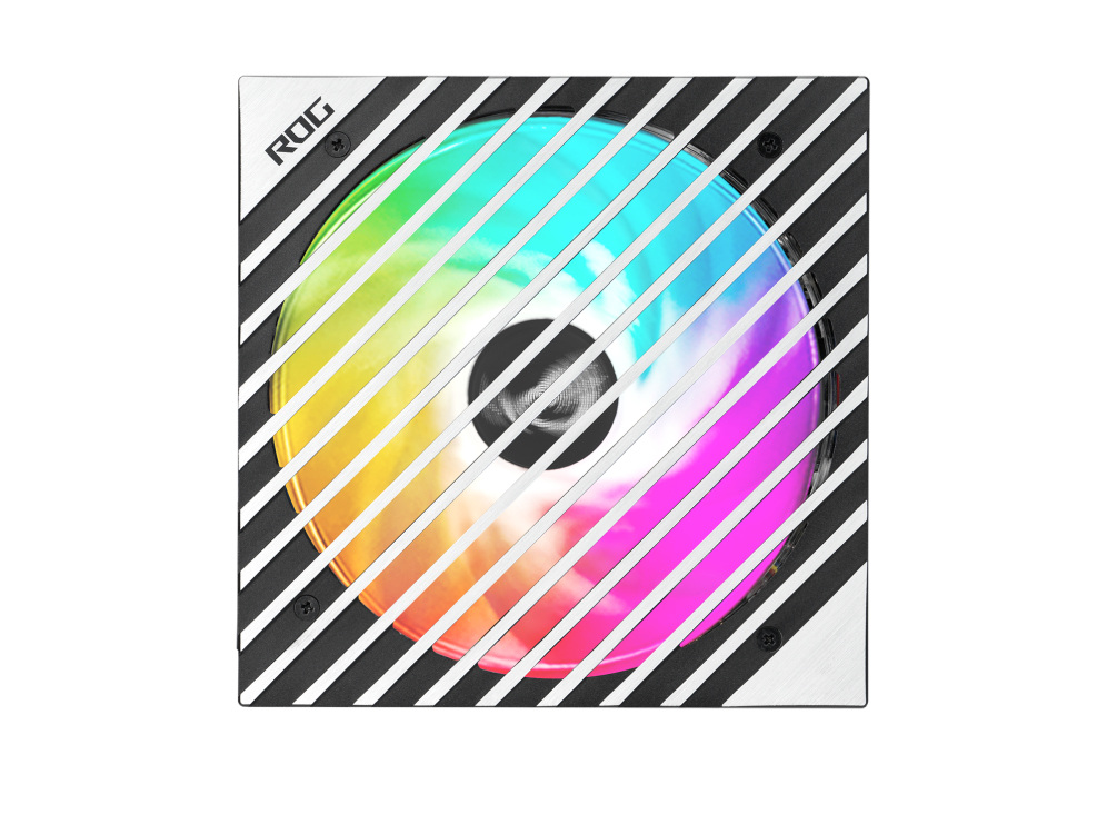 ASUS ROG Loki SFX-L 850W Platinum Netzteil, 80 PLUS Platinum, vollmodular, 120 mm ARGB-Lüfter, 24-pin ATX, Schwarz/Silber