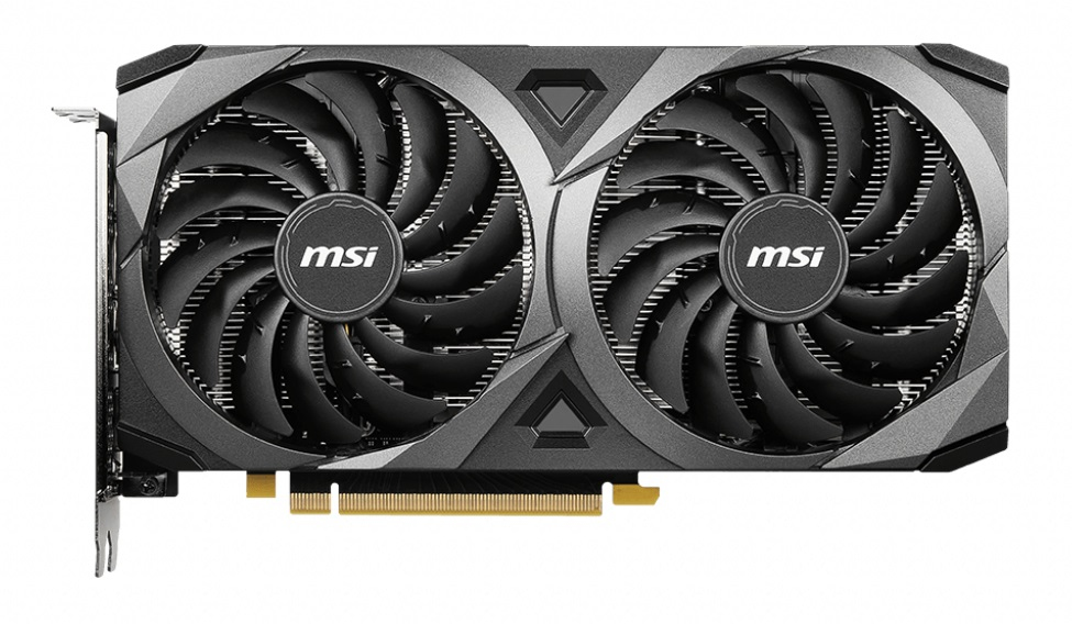 MSI GeForce RTX 3060 VENTUS 2X 12G (V397-052R) 12 GB GDDR6, PCIe 4.0, 1777 MHz, HDMI 2.1, 3x DisplayPort, 170 W, 1x 8-pin