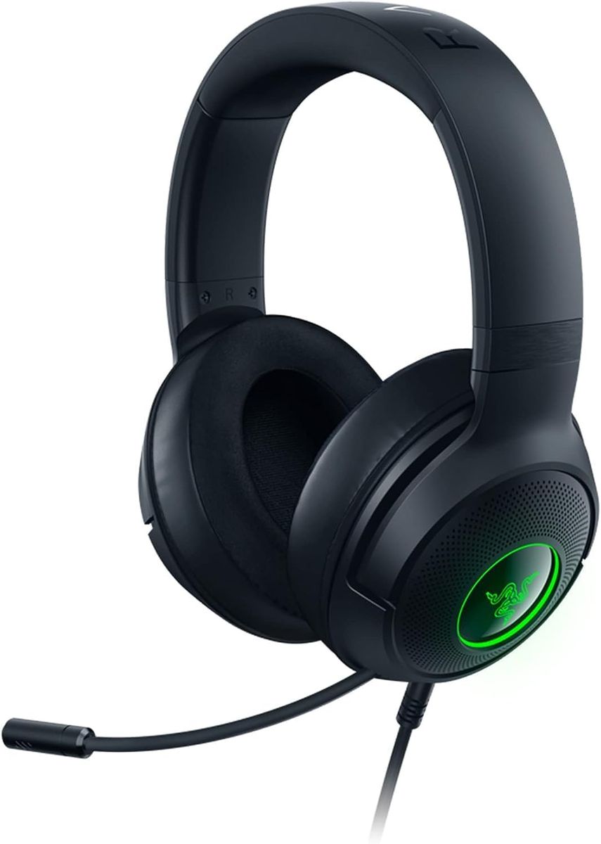 Razer Kraken V3 X Refresh Gaming Headset Virtual 7.1 Surround-Sound USB Chroma RGB for PC PS4 Black 1