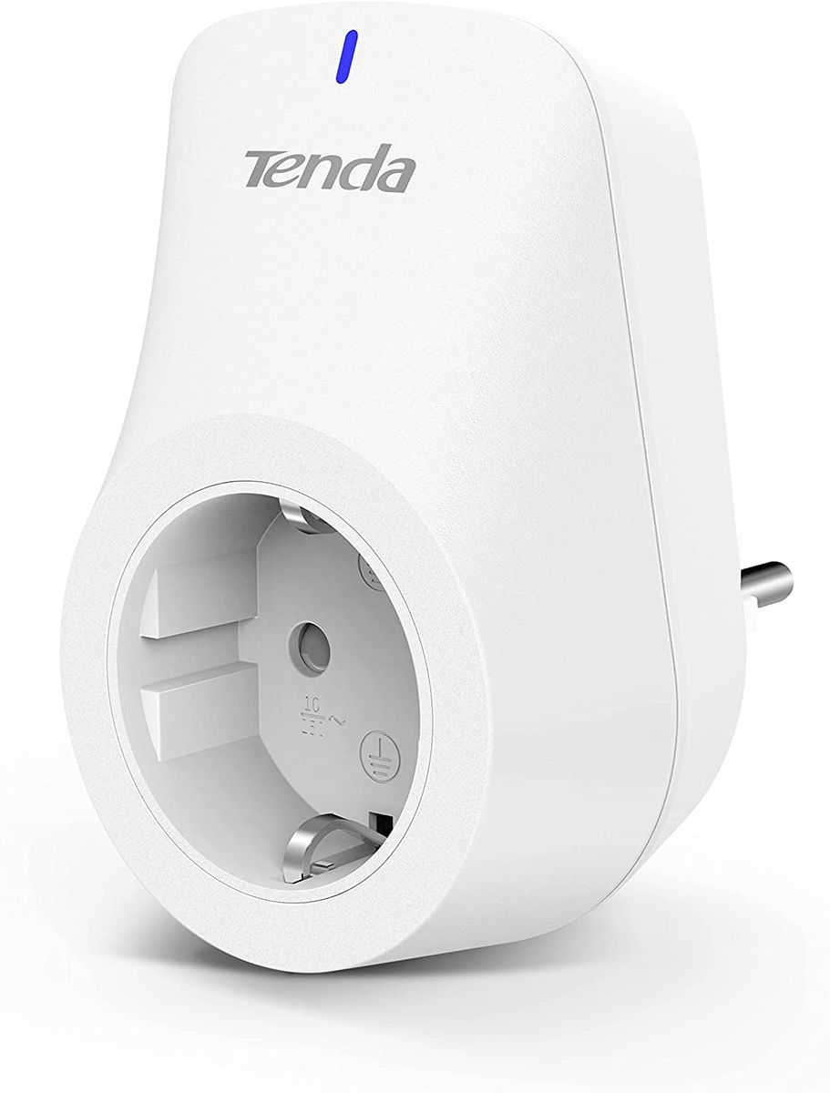 Tenda Intelligente WLAN Steckdose Beli SP9, 16A Smart Plug mit Energieverbrauchsanzeige, App- und Sprachsteuerung (Alexa & Google home), Zeitplan, Timer, Away Modus, Kinderschutz, 1er pack Mit Energieverbrauchsanzeige 1er Pack 16A