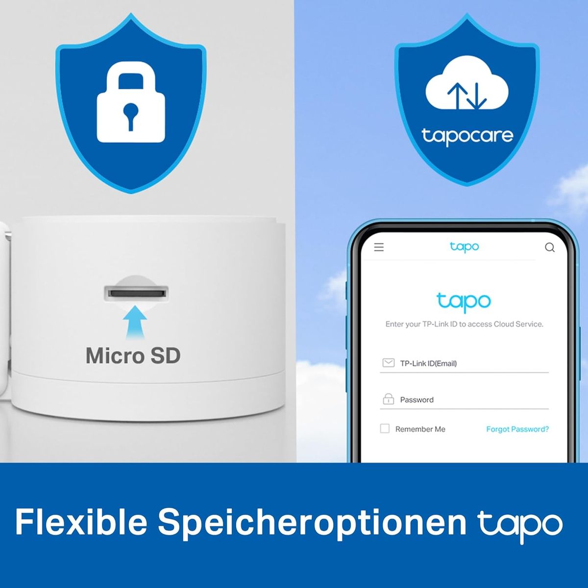 TP-Link TAPO C125 Sicherheitskamera IP-Sicherheitskamera Drinnen 2560 x 1440 Pixel Tisch/Bank
