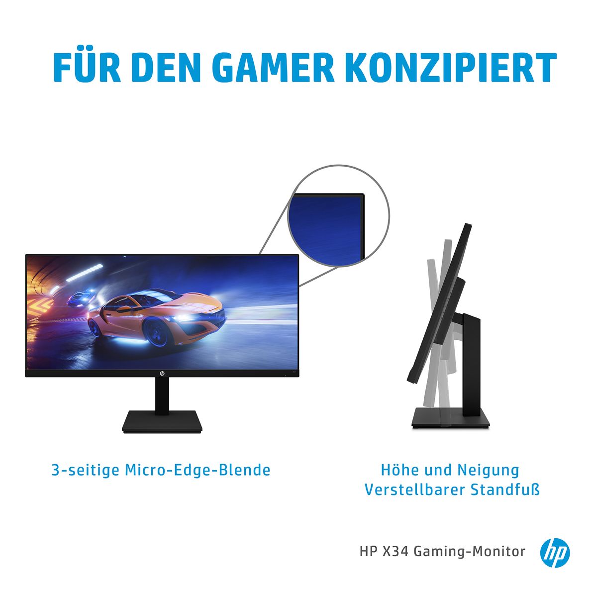 HP X34 WQHD 86,4 cm 34" 3440 x 1440 Pixel Wide Quad HD HP X34 WQHD 86,4 cm 34" 3440 x 1440 Pixel Wide Quad HD
