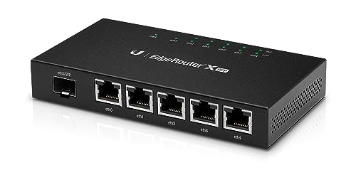 Ubiquiti Networks EdgeRouter ER-X-SFP 6-Port Gigabit Router mit SFP, PoE