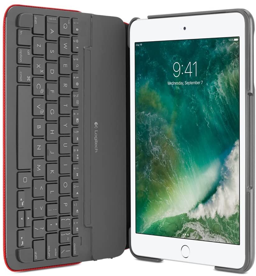 logitech Bluetooth Red Mobile Keyboard - Mobile Keyboards Red (GBR Layout - QWERTY) - (ESP Layout - QWERTY)