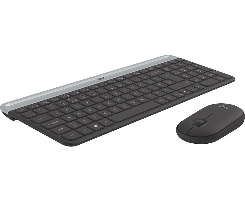 logitech MK470 Tastatur RF Wireless Graphit (USA Layout - QWERTY)