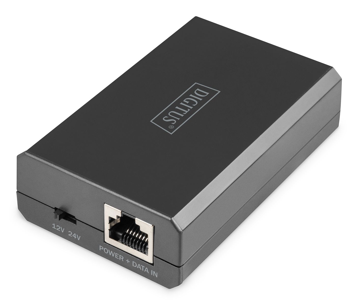 Digitus DN-95211 Gigabit Ethernet PoE Splitter, IEEE 802.3bt, 51 W, Schwarz