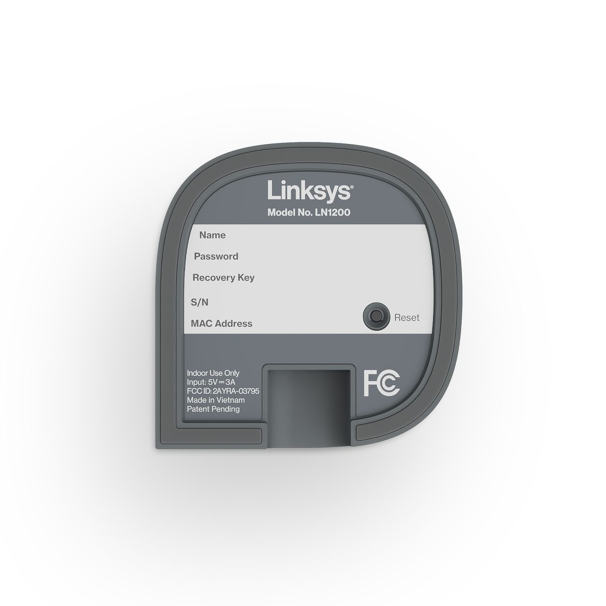 Linksys Velop Micro 6 Mesh-Satellit, Dual-Band 2,4/5 GHz, Wi-Fi 6 (802.11ax), 3000 Mbit/s, Weiß, Intern