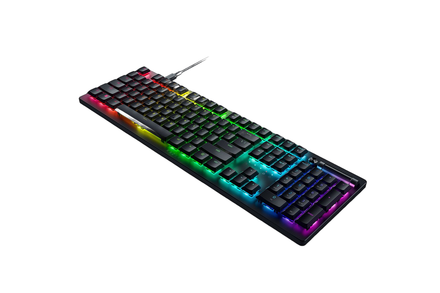 Razer DeathStalker V2 - Linearer optischer roter Schalter - Optische Low-Profile RGB Gaming Tastatur - (CHE Layout - QWERTZ)