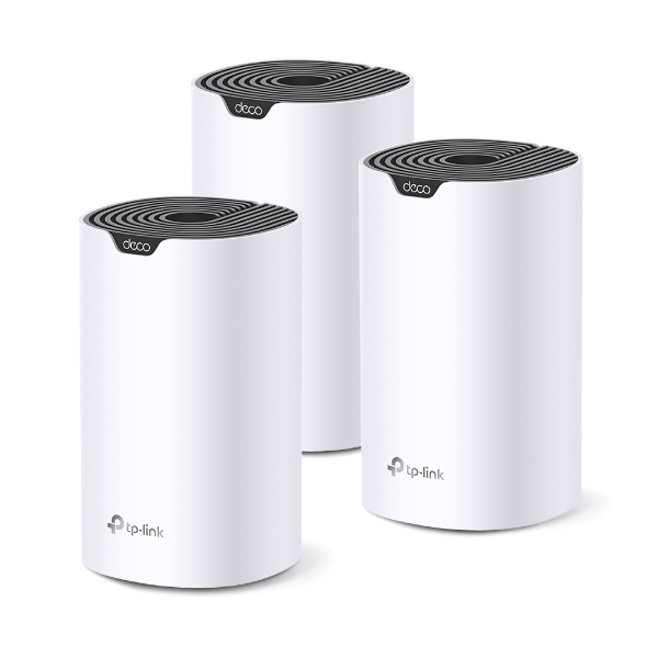 TP-Link Deco S7 AC1900 Mesh-Wi‑Fi-System für das ganze Haus, Dual-Band (2,4/5 GHz), 3er Pack, SE V1.0