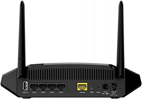 Netgear R6260 WLAN-Router Dual-Band (2,4 GHz/5 GHz) Gigabit Ethernet Schwarz